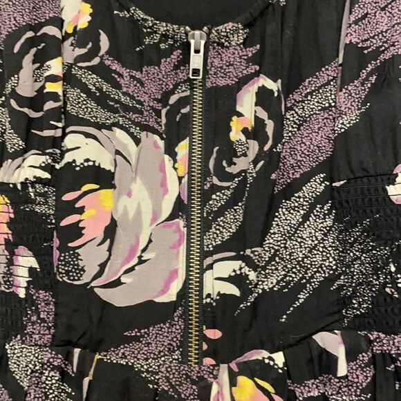 Urban Outfitters Kimchi Blue Navy Floral Sleeveless Mini Dress - Picture 5 of 8